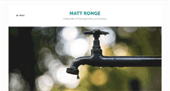 Desktop Screenshot of mronge.com